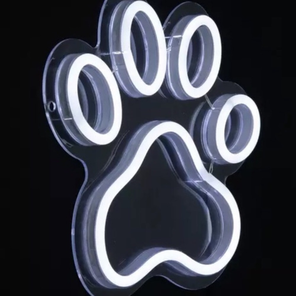 Paw Print LED Neon Sign new